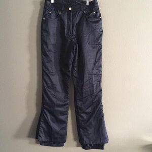 Black Ski Pants Obermeyer snowboard 8 snow pants
